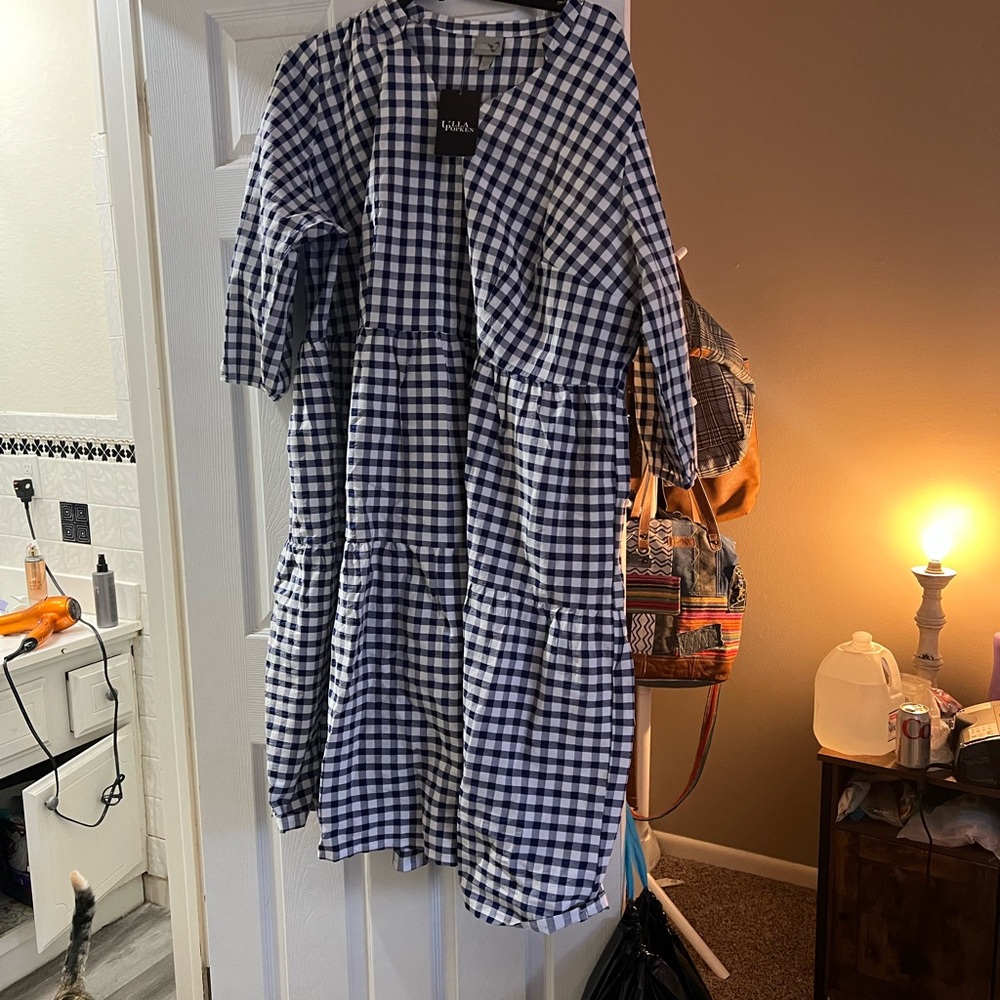 size 26/28 ullapopken dress . tags are on . didnt get it returned
